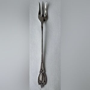 Lunt Sterling Silver Monticello Pattern Cocktail Seafood Fork 6” Monogrammed